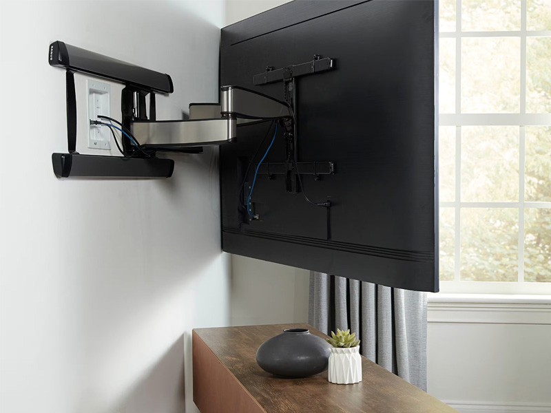 TV Mounting with Wire Concealment